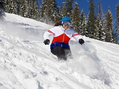 Skiabfahrt in Lookout Pass © Lookout Pass Ski & Recreation Area