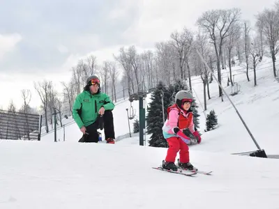 Kinder lernen Skifahren © Seven Springs Mountain Resort