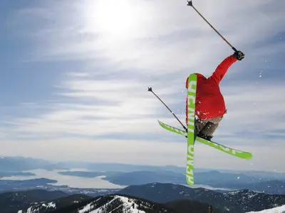 Jump im Snowpark © Schweitzer Mountain Resort