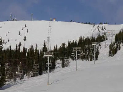 Blick auf die Pisten © Schweitzer Mountain Resort