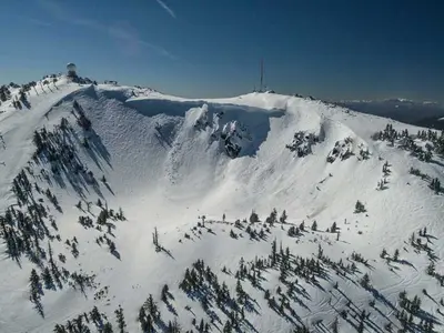 Blick auf das Skigebiet Mount Ashland © Mount Ashland