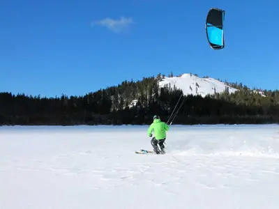 Snowkiting in Royal Gorge © Royal Gorge