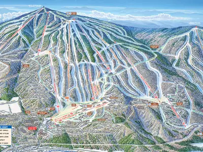 Pistenplan Okemo Mountain Resort