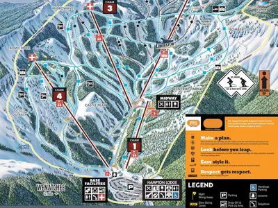 Pistenplan Mission Ridge