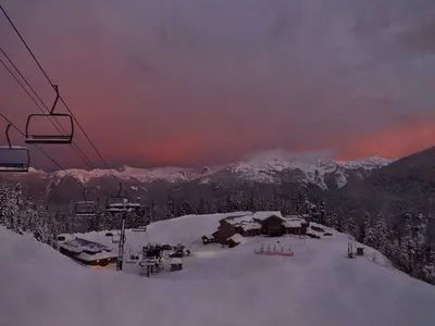 Sonnenuntergang in Mount Baker © Mount Baker Ski Area