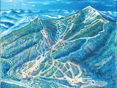 Pistenplan Whiteface Mountain
