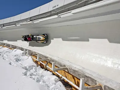 Bob auf der Bobbahn von Lake Placid © ORDA/Dave Schmidt