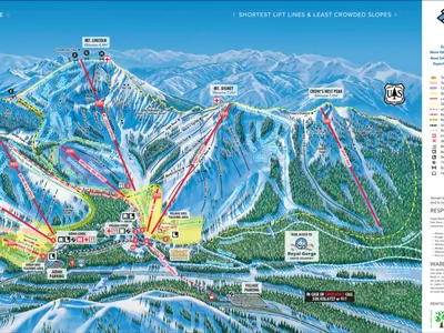 Pistenplan Sugar Bowl Resort