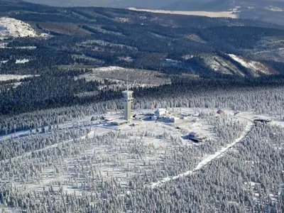 Höchster Berg im Erzgebirge ist der Keilberg © Skiareal Klinovec
