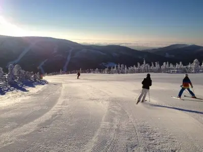 Die Pisten in Spindlermühle sind sehr gut pärapiert © Skiareal Spindleruv Mlyn