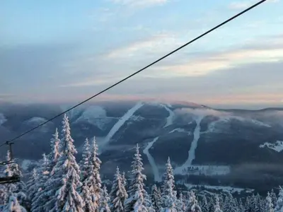 Skiareal Hromovka - ideal für geübte Skifahrer © Skiareal Spindleruv Mlyn