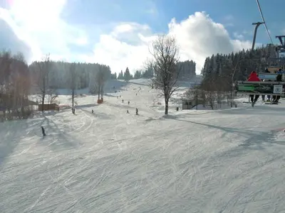 Blick auf die Skipisten von Lipno Kramolin © LIPNO SERVIS s.r.o.