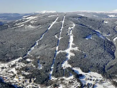 Panoramablick über das Skigebiet Cerna Hora © Sitour Marketing GmbH