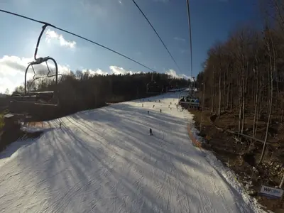 Auch ohne Frau Holle - Beste Skibedingungen in Moninec © Areál Monínec