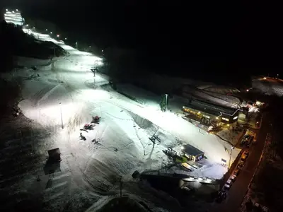 Nachtskipiste im Ski Areal Moninec © Areál Monínec