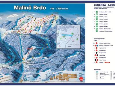 Pistenplan Ruzomberok - Malino Brdo