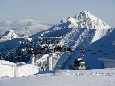 Panorama im Skigebiet Vratna Tal © &Vrátna - Free Time Zone