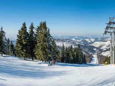 Panorama im Skigebiet Velka Raca © Snowparadise Velka Raca