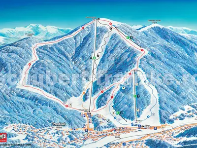 Pistenplan Predeal