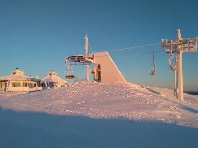 Bergstation im Skigebiet Saariselkä © Ski Saariselkä