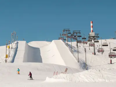 Blick auf die Superpipe © Ruka Ski Resort