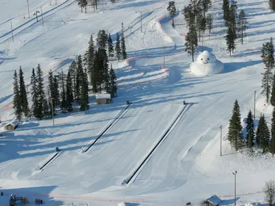 Rosa & Rudolf Snow Park im Skigebiet Ruka-Kuusamo © Ruka Ski Resort