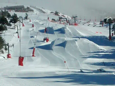Der Snowpark im Skigebiet Valdelinares © Aramón Valdelinares