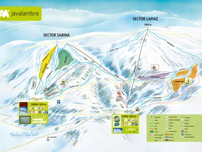 Pistenplan Javalambre