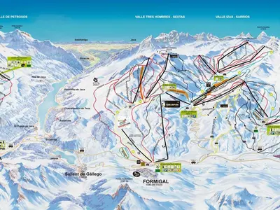 Pistenplan Formigal-Panticosa
