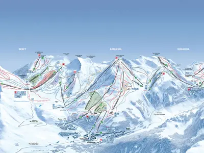 Pistenplan Baqueira Beret