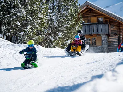 Rodelspaß in Malbun © Liechtenstein Marketing