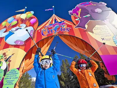 Spaß für Kinder im Bababoom Circus in El Tarter © Grandvalira