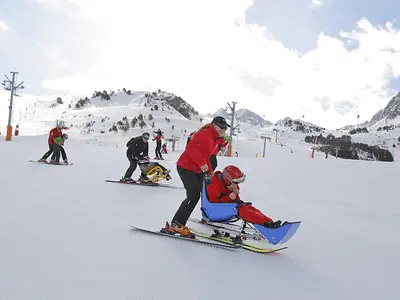 Skifahren mit Handicap © Grandvalira