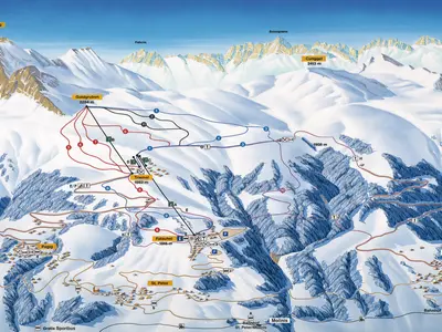 Pistenplan Hochwang