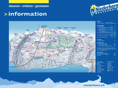 Pistenplan Niederhorn – Beatenberg