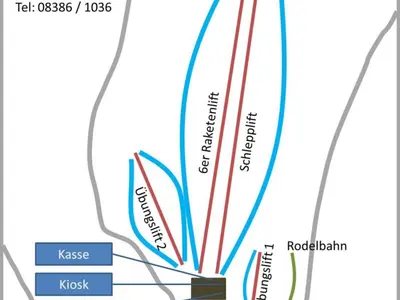 Pistenplan Skilifte Sinswang