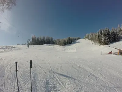 Blick auf die Skipiste © Badlifte Eisenbach