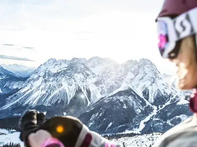 Ausblick vom Skigebiet Grubigstein © Tiroler Zugspitz Arena/C. Jorda
