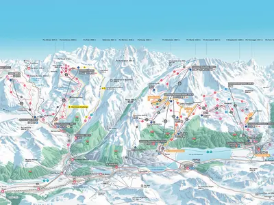 Pistenplan Diavolezza-Lagalb