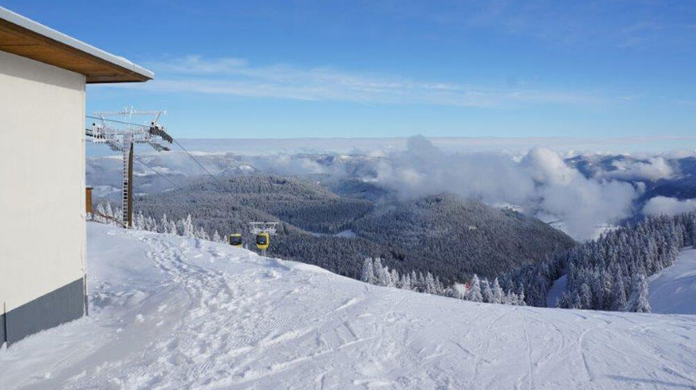 Blick vom Jägerstüble am Belchen