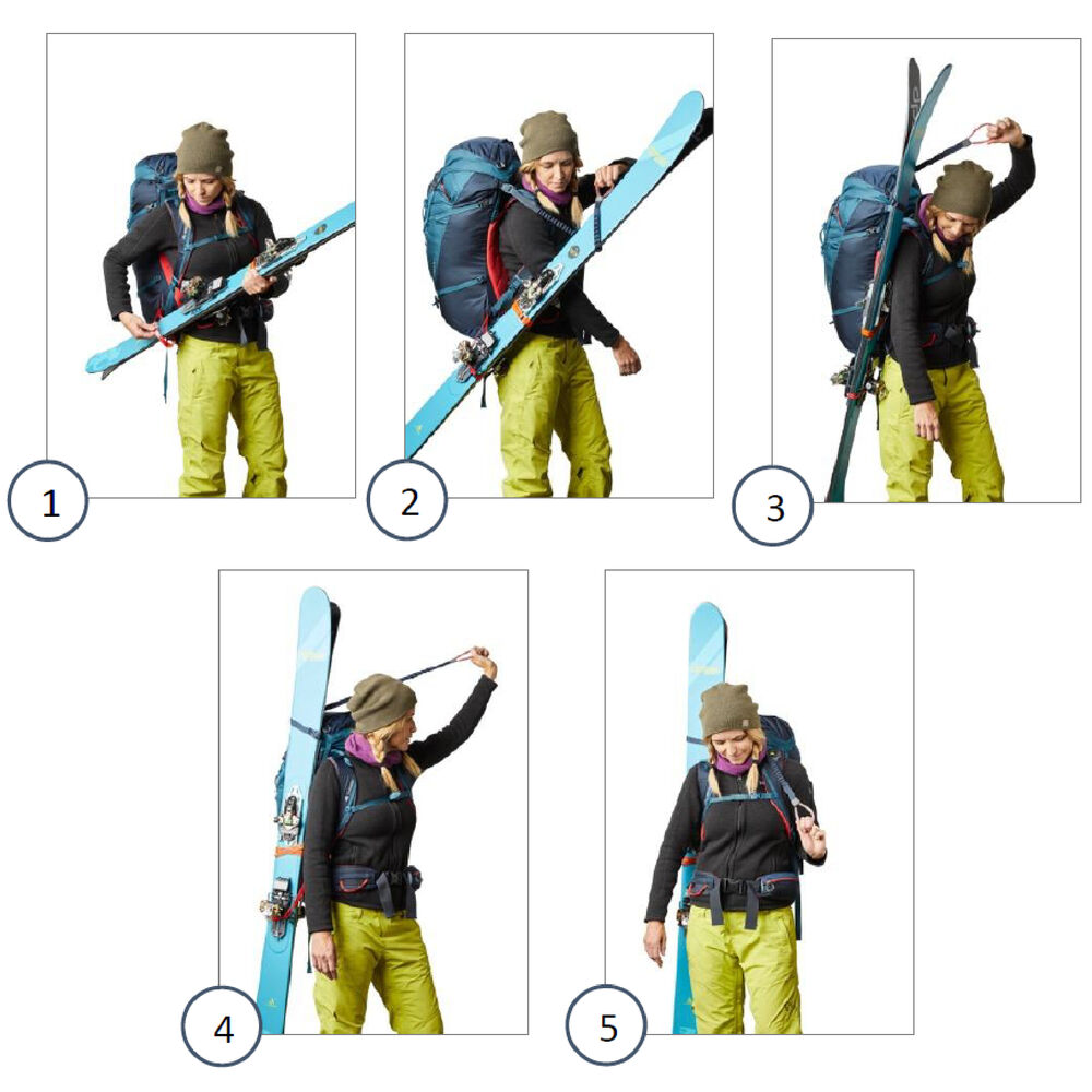 Ausrüstung am Tourenrucksack  Targhee FT von Gregory