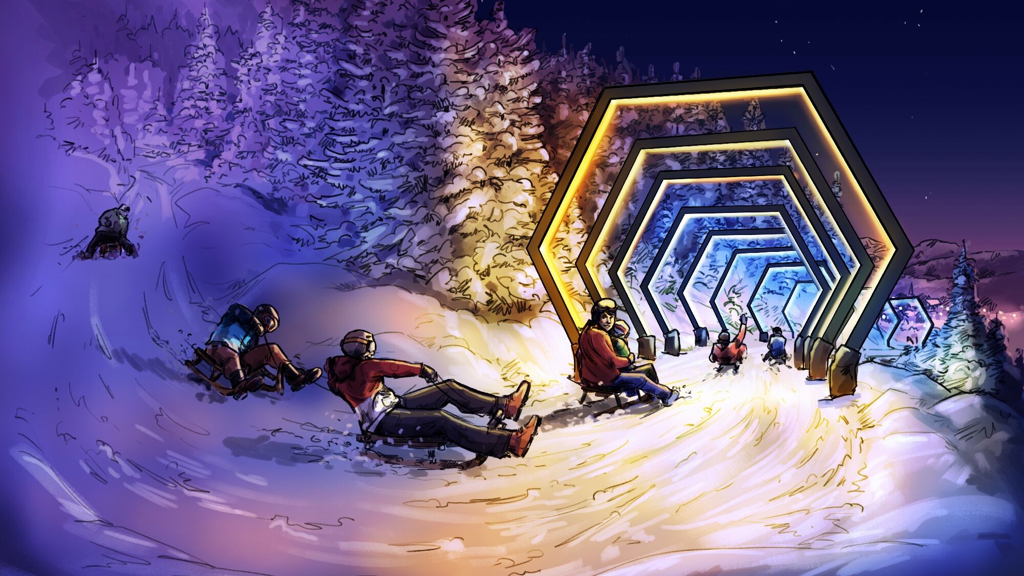 Das neue Highlight in Lenzerheide: der LIGHT RIDE