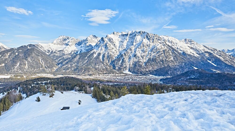 Blick auf Mittenwald
