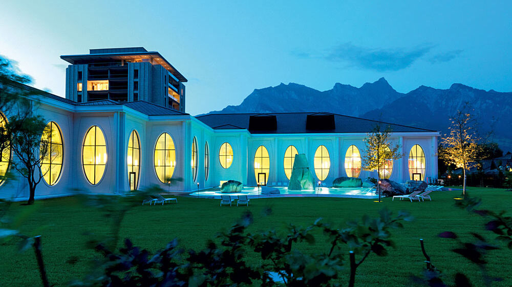 Außenansicht der Tamina Therme