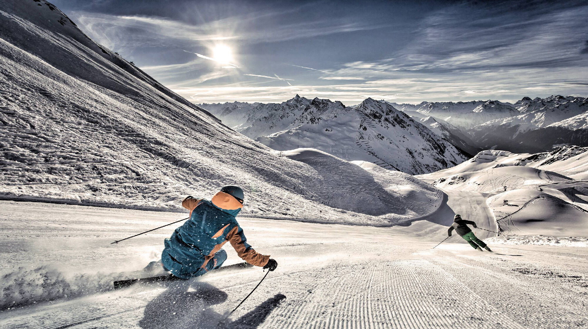 Skifahren im Skigebiet Silvretta Montafon