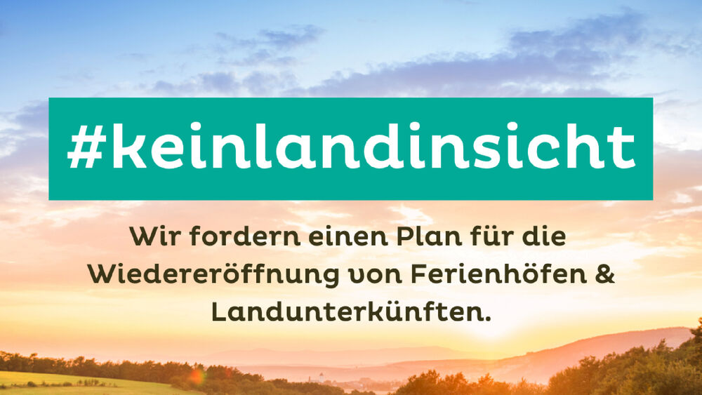 Unter dem Hashtag #keinlandinsicht findet man auf Instagram & Co. jede Menge Beiträge von Gastgebern