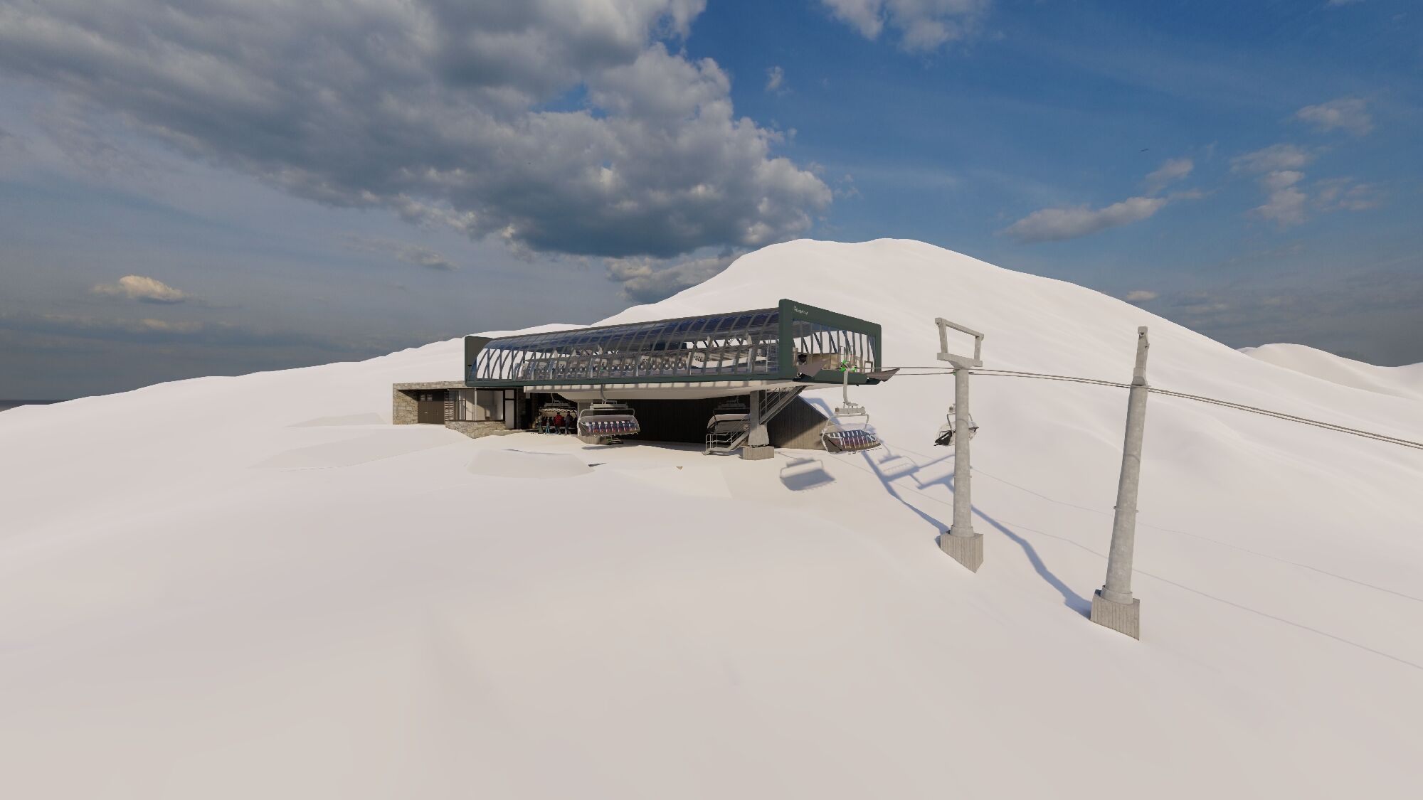 In Fiss ist zur Saison 2020/2021 eine neue Gondelbahn entstanden