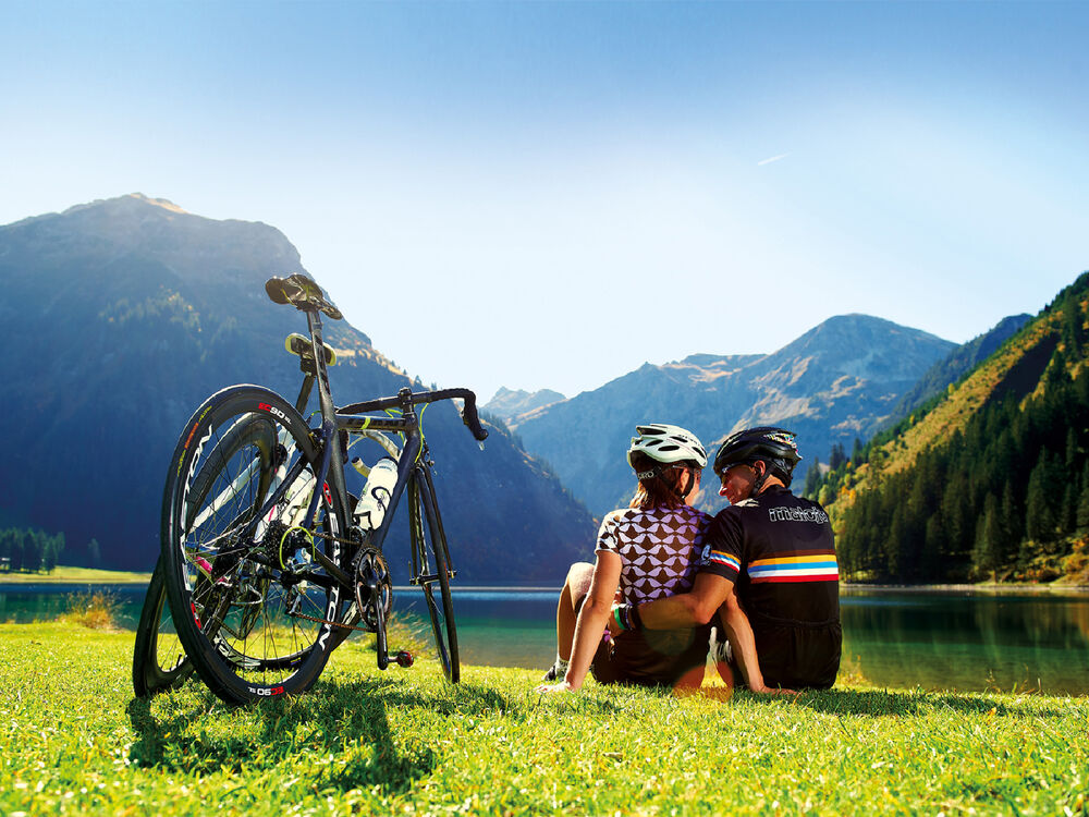 Mit dem Rennrad zum Vilsalpsee