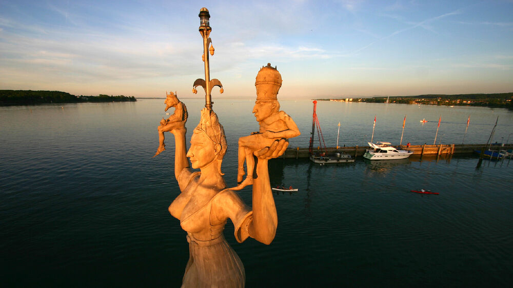 Blick auf die Imperia in Konstanz