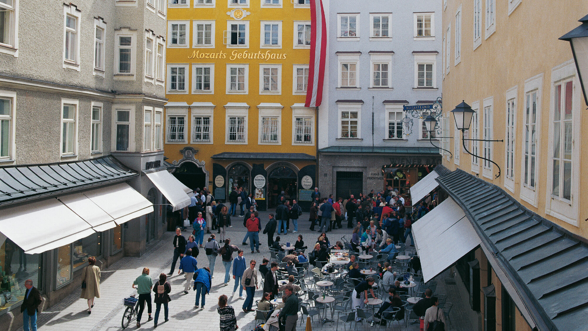 Mozarts Geburtshaus in der Getreidegasse Nr. 9